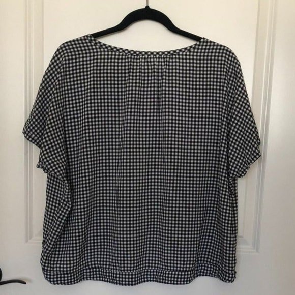 Top Gingham check Women's Size M - Picture 1 of 6